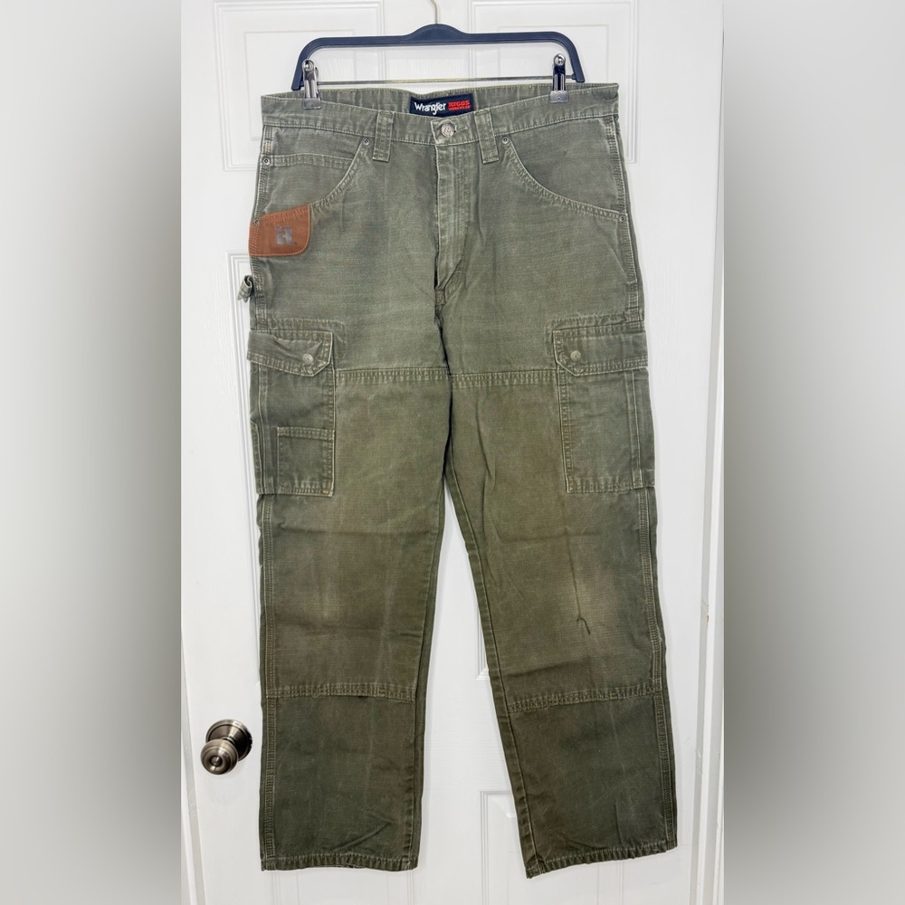 Wrangler Men's Green Cargo Pants W34 X L 32